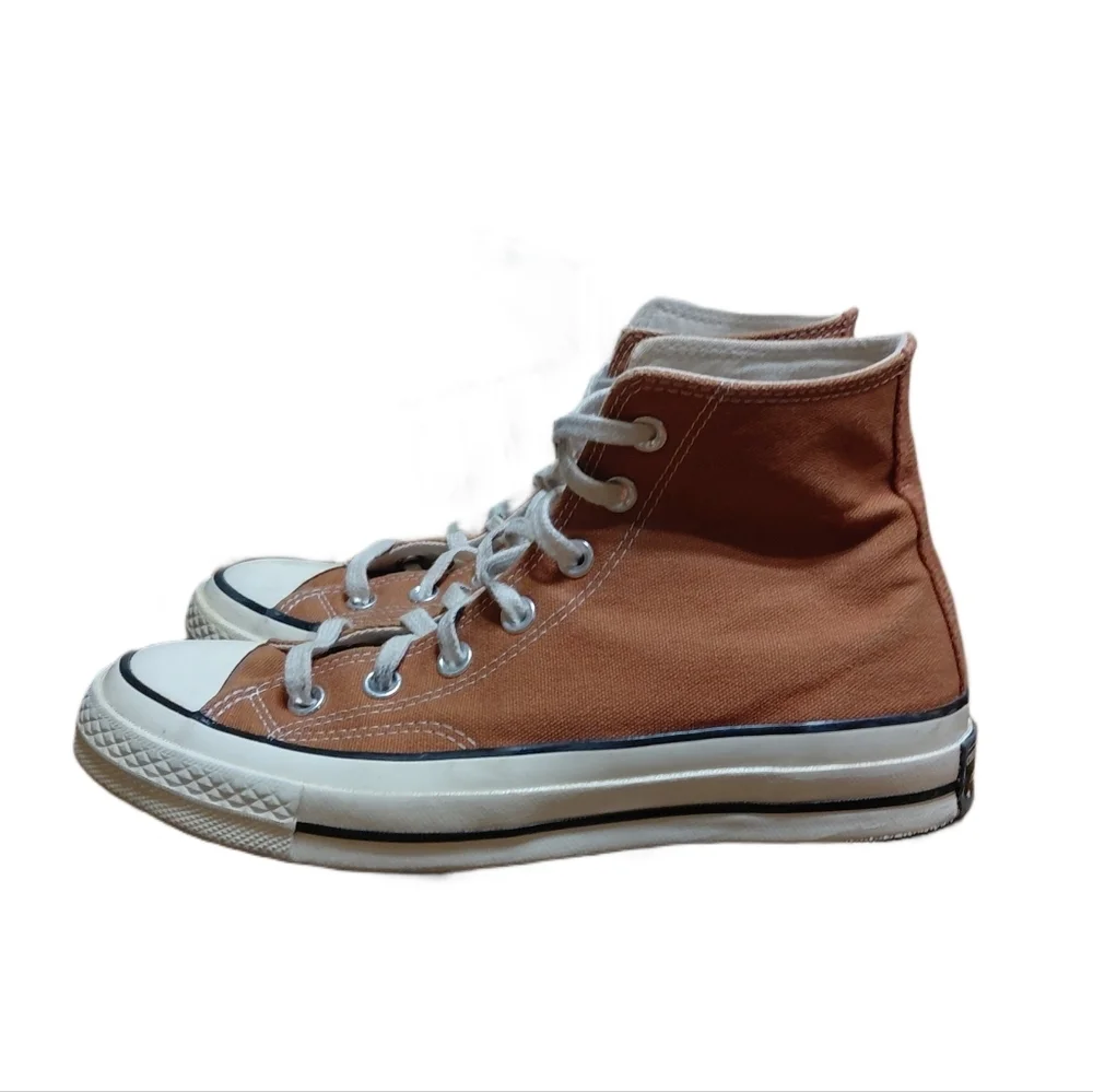 Converse All Star Brown High-Tops Men's Size 6 Chuck Taylor Sneakers - Picture 5 of 14
